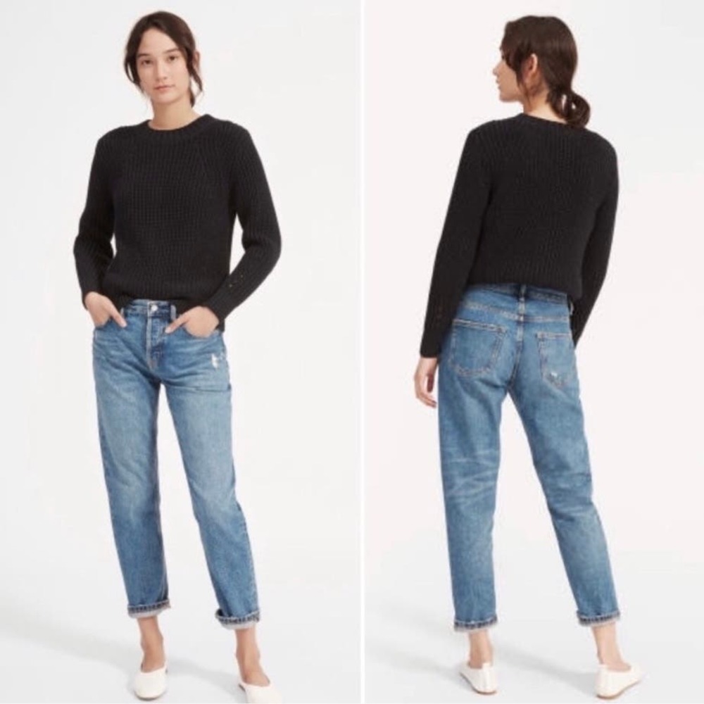 Everlane Women’s Denim Boyfriend Baggy Oversized Jeans Straight Leg Plus Size